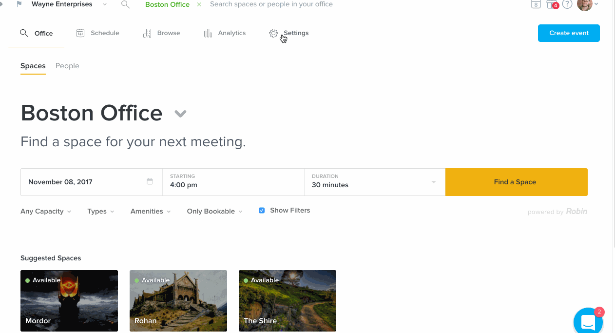 Bulk update all room displays at once Robin Help Center