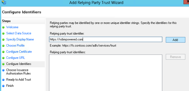 Robin Entity ID