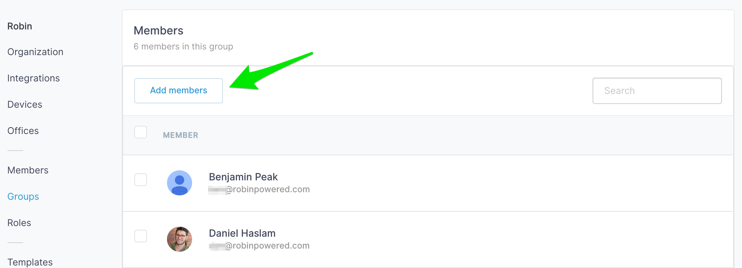 Adding And Managing Groups – Robin Help Center