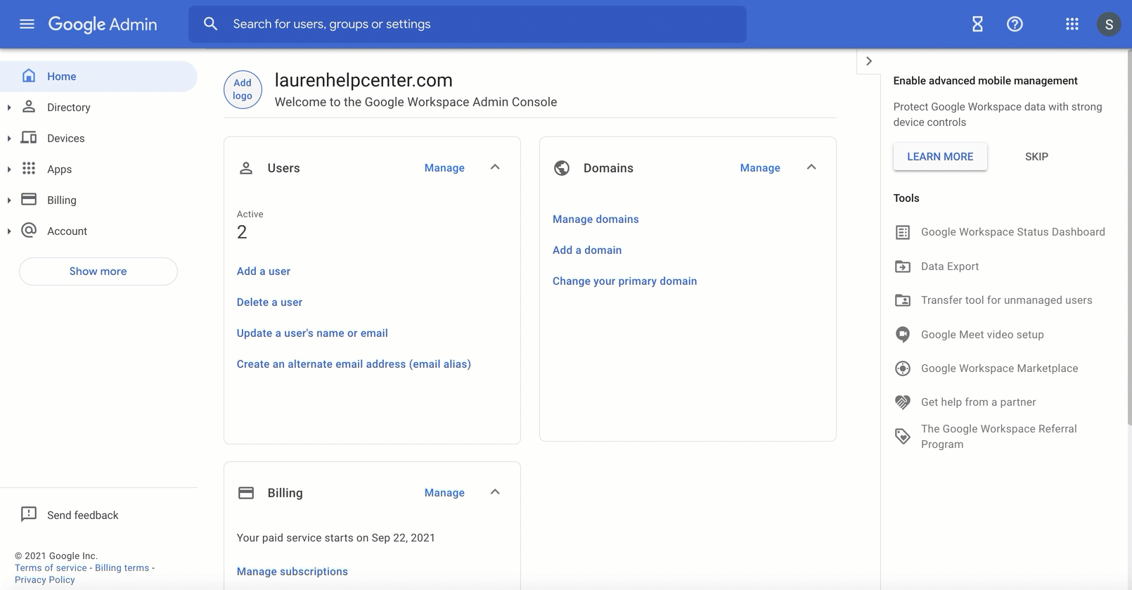 Exam Google-Workspace-Administrator Assessment