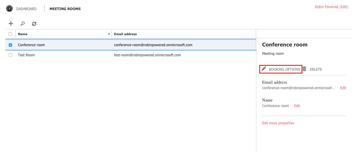 Create meeting room calendars in Office 365 Robin Help Center