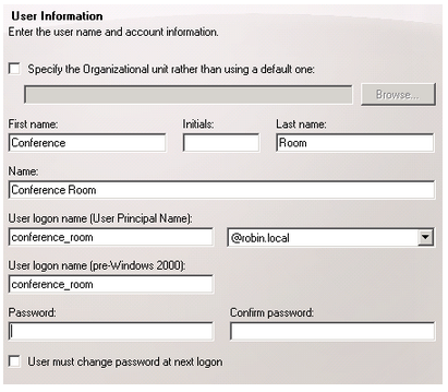 Create And Configure Room Resources In Exchange Robin Help